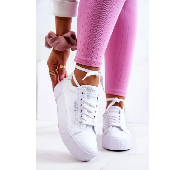Tenisky na platforme Lee Cooper LCW-22-31-0884L White