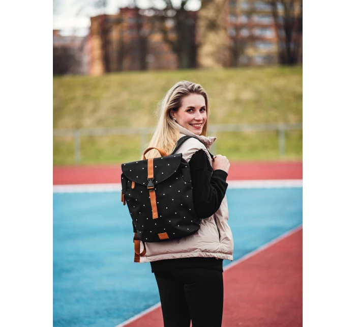 Mestský batoh VUCH Corbin Dotty Black