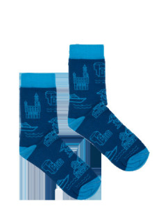 Dámske ponožky so vzorom Gdansk - Kabak