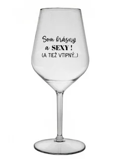 A   čirá nerozbitná sklenice na víno 470 ml model 20756465 - Giftela