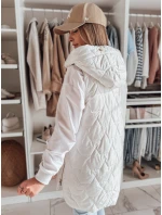 Dámská přechodná prošívaná vesta bílá Dstreet model 21984320 - FashionStreet