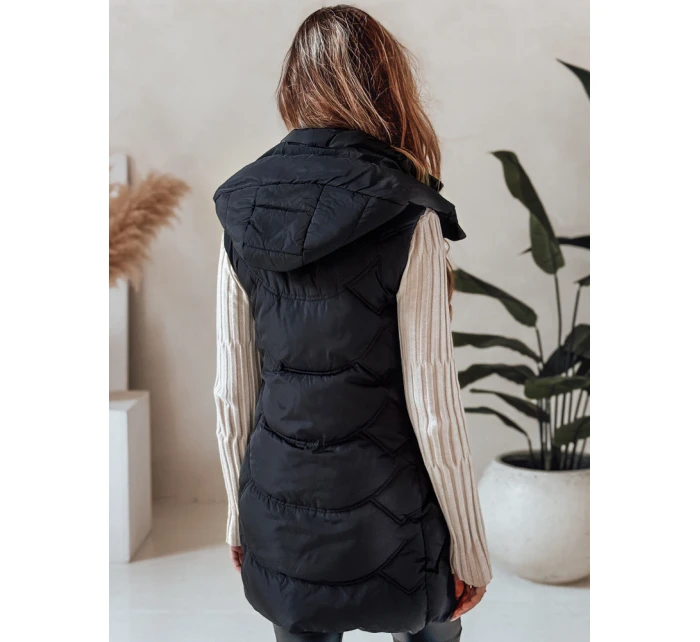 Dámská zateplená prošívaná vesta černá Dstreet model 21991348 - FashionStreet