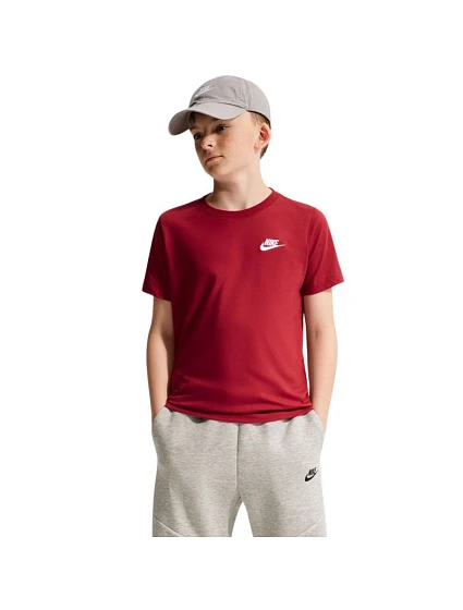 Detské tričko Nike Sportswear, červené, FZ5177 608 Detské tričko Nike Sportswear, červené, FZ5177 608
