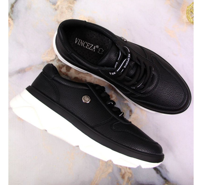 Športová obuv na platforme Vinceza W JAN131 čierna