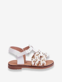 Dětské sandály na suchý zip s pruhy model 21621442 - Boto