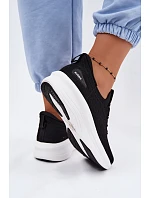 Materiálové Sportovní Boty Dámské SlipOn  Černé model 22133431 - Kobbo