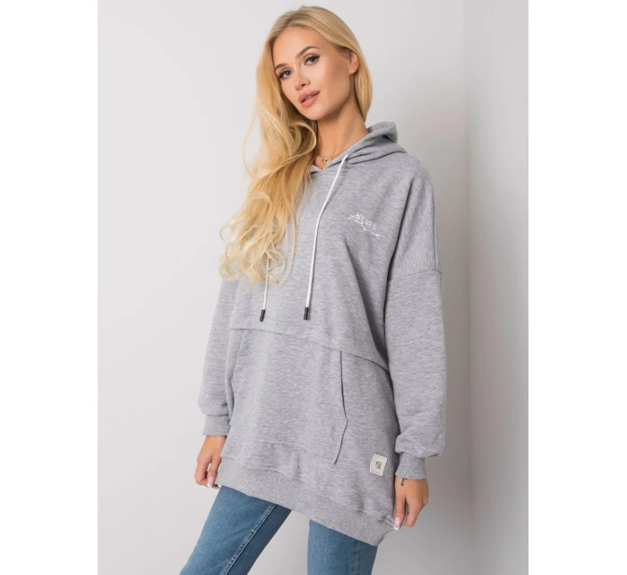 Mikina RV BL 7095.30P sivá