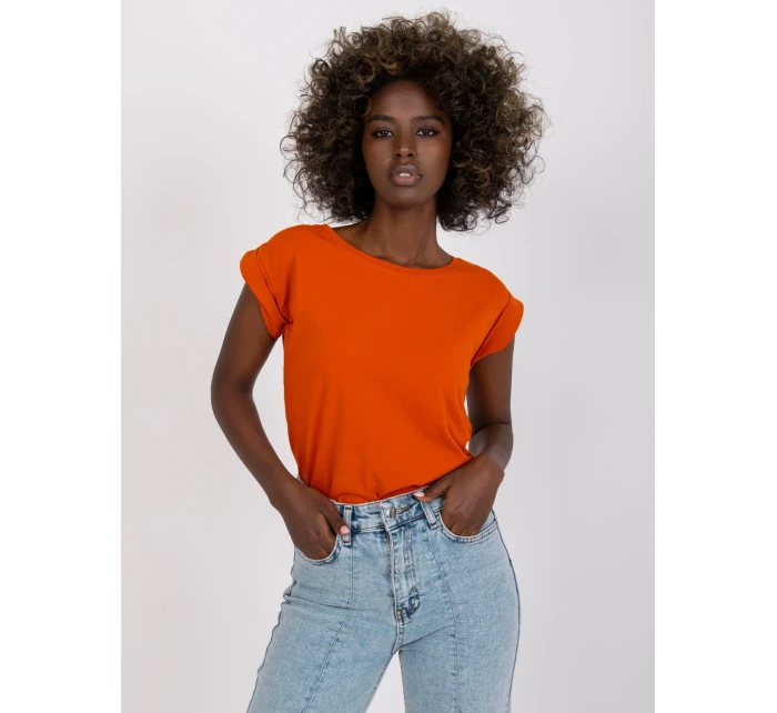 Tričko RV TS 4833.93P tmavo oranžové