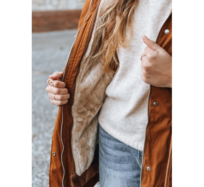 Dámska parka STELLA camel FashionStreet TY3182