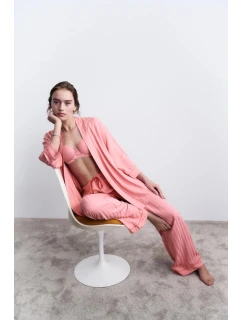 Amourette Jacquard Robe Top - RED - TRIUMPH RED - TRIUMPH