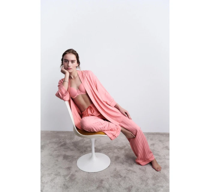 Amourette Jacquard Robe Top - RED - TRIUMPH RED - TRIUMPH