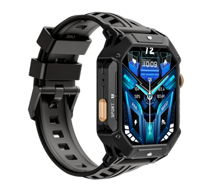 Pánske inteligentné hodinky Rubicon RNCF24-1 BLACK Pánske inteligentné hodinky Rubicon RNCF24-1 BLACK