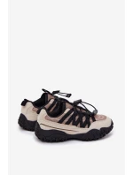 Sneakersy Dziecięce Ze Ściągaczem Beżowe Nanelita Sneakersy Dziecięce Ze Ściągaczem Beżowe Nanelita