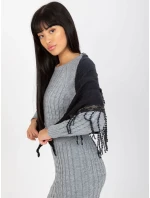 Dámský šátek AT CH model 17748767 tmavě modrý - FPrice Dámský šátek AT CH model 17748767 tmavě modrý - FPrice