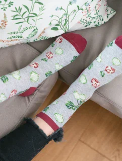 Ponožky 159-107 Melange Light Grey - Steven