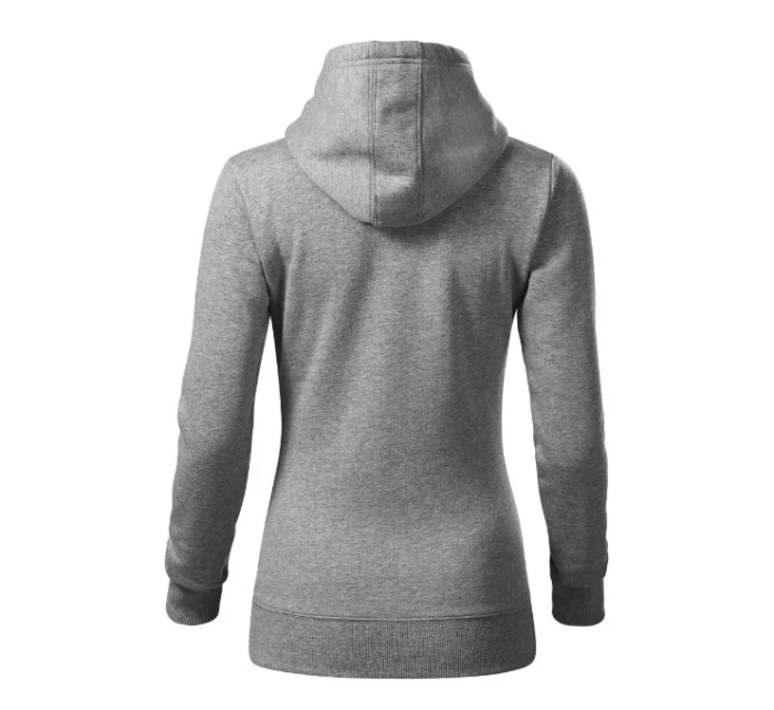 Cape Free mikina dámská tmavě šedý melír