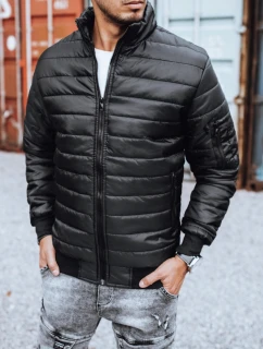 Pánská přechodná prošívaná bunda černá Dstreet model 21963677 - FashionStreet