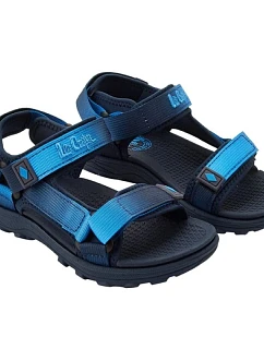 Lee Cooper Detská obuv Chlapčenské sandále na suchý zips na letnú pláž Blue