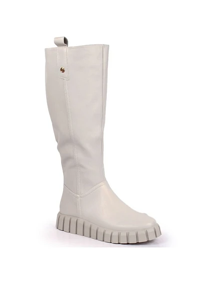 Ploché zateplené topánky Potocki W WOL100B beige