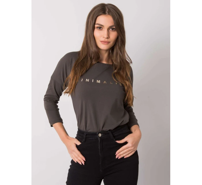 Blúzka RV BZ 0126.01P tmavá khaki