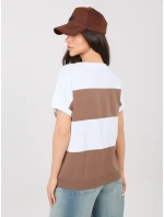 Blúzka RV BZ A1214.89 bielo-hnedá