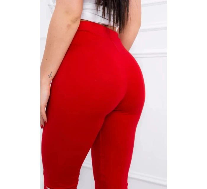 Dámske legíny 8882 Červená - Kesi