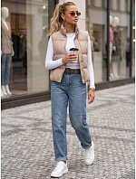 Jeansy damskie z paskiem niebieskie model 22366669 - FashionStreet Jeansy damskie z paskiem niebieskie model 22366669 - FashionStreet