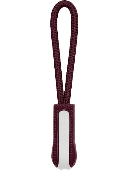 Kariban K 851, 4 ks prívesok na zips 20.K851 vínová/biela Kariban K 851, 4 ks prívesok na zips 20.K851 vínová/biela