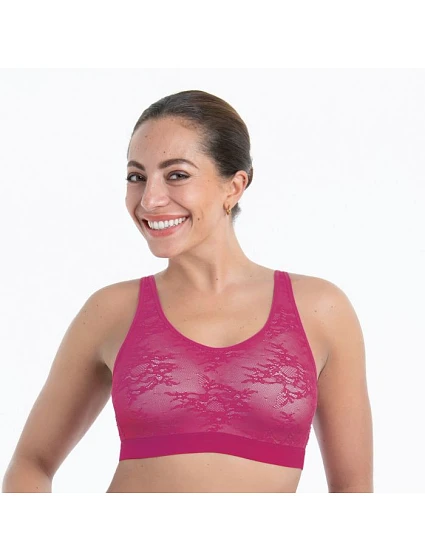 Essential Lace braletka s pěnovou výztuží candy pink model 21779198 - Anita Care Essential Lace braletka s pěnovou výztuží candy pink model 21779198 - Anita Care