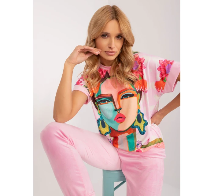 Komplet DHJ KMPL jasny różowy model 19709143 - FPrice Komplet DHJ KMPL jasny różowy model 19709143 - FPrice