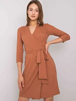 Šaty LK SK 507665.17P svetlo hnedá