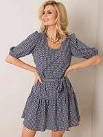 Šaty LK SK 508151.34P tmavo modrá a červená