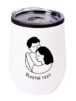 Personalizovaný termohrnček „BOWL“ – pár v objatí