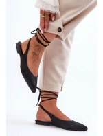 Baleríny Ozdobené Černé model 21629767 - Boto