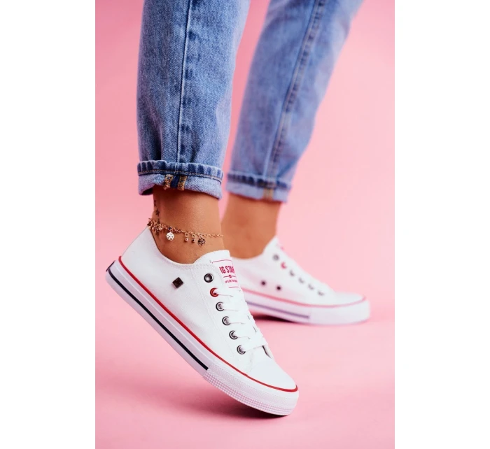 Dámské Bílé tenisky Big Star model 21501765 - Big Star Shoes