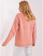 Sweter AT SW 2358.31 jasny różowy
