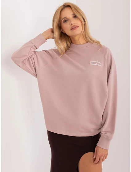 Bluza model 19648696 ciemny różowy - FPrice Bluza model 19648696 ciemny różowy - FPrice