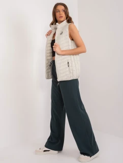 Kamizelka model 20095029 jasny beżowy - FPrice