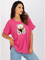 Dámska blúzka LK BZ 509251.26X fuchsiová - FPrice Dámska blúzka LK BZ 509251.26X fuchsiová - FPrice