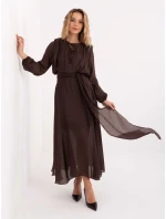 Šaty MI SK 27580.02 tmavohnedé