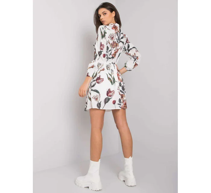 Šaty RO SK E01.49P biela zelená