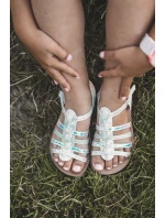 Detské sandále Gladiator so zapínaním na suchý zips, pestrofarebné Radovia