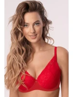 Podprsenka Laura push up červená