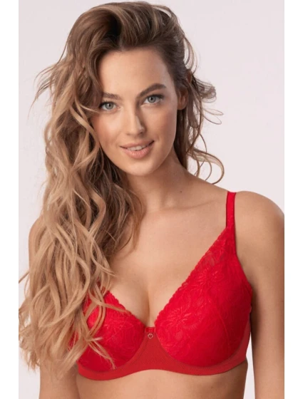 Podprsenka Laura push up červená