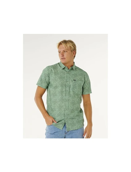 Pánska košeľa RIP CURL Hypno Micro S/S Shirt, zelená