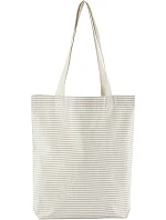 W 251 Nákupní taška pruhovaná z bio bavlny model 22432850 grey stripe - Westford Mill W 251 Nákupní taška pruhovaná z bio bavlny model 22432850 grey stripe - Westford Mill
