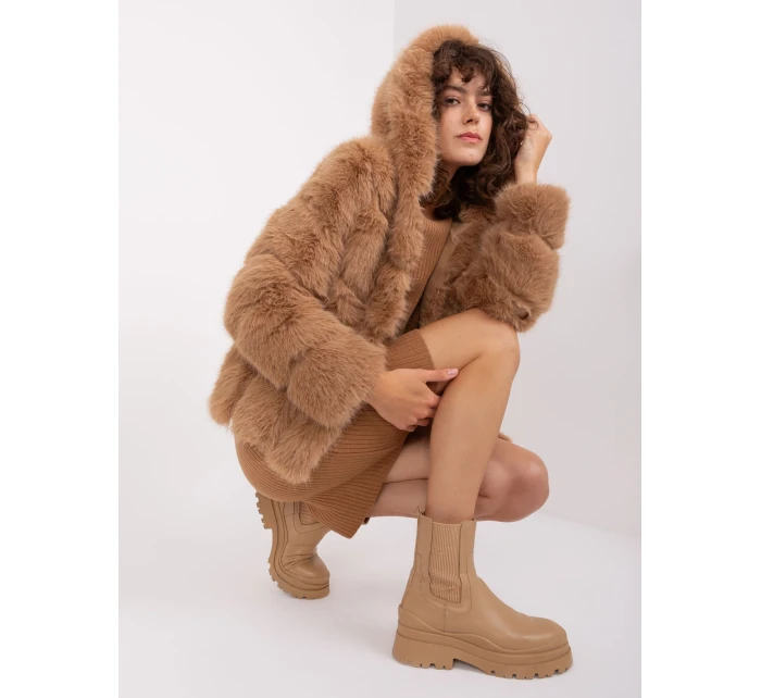 Kurtka AT KR model 19011855 camelowy - FPrice