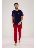 Pánske pyžamo De Lafense 624 Kevin w/r S-2XL Pánske pyžamo De Lafense 624 Kevin w/r S-2XL