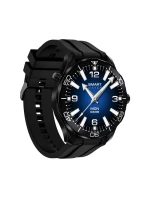 Černý silikonový řemínek + černý náramek model 21805557 - VELTORI Černý silikonový řemínek + černý náramek model 21805557 - VELTORI