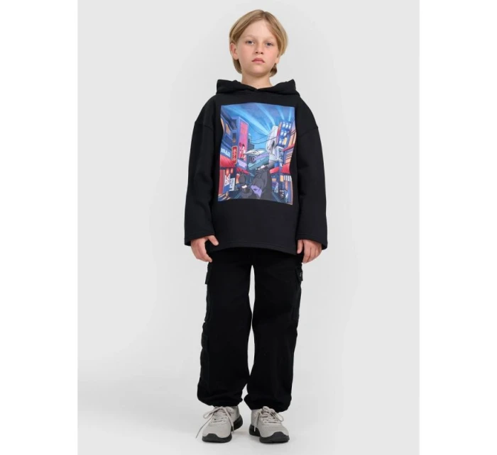 Chlapecká mikina s kapucí model 21816926 - 4F